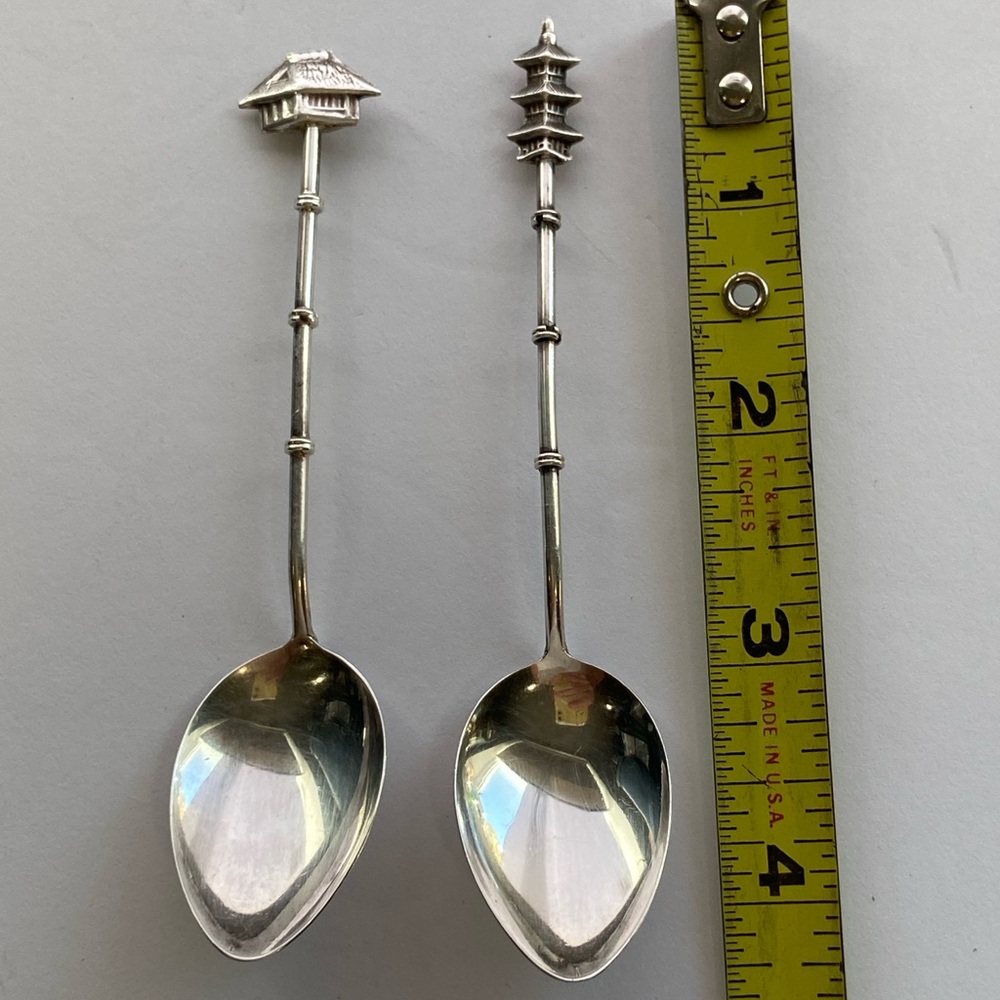 Silver Decorative Spoon Set - Picture 3 of 6